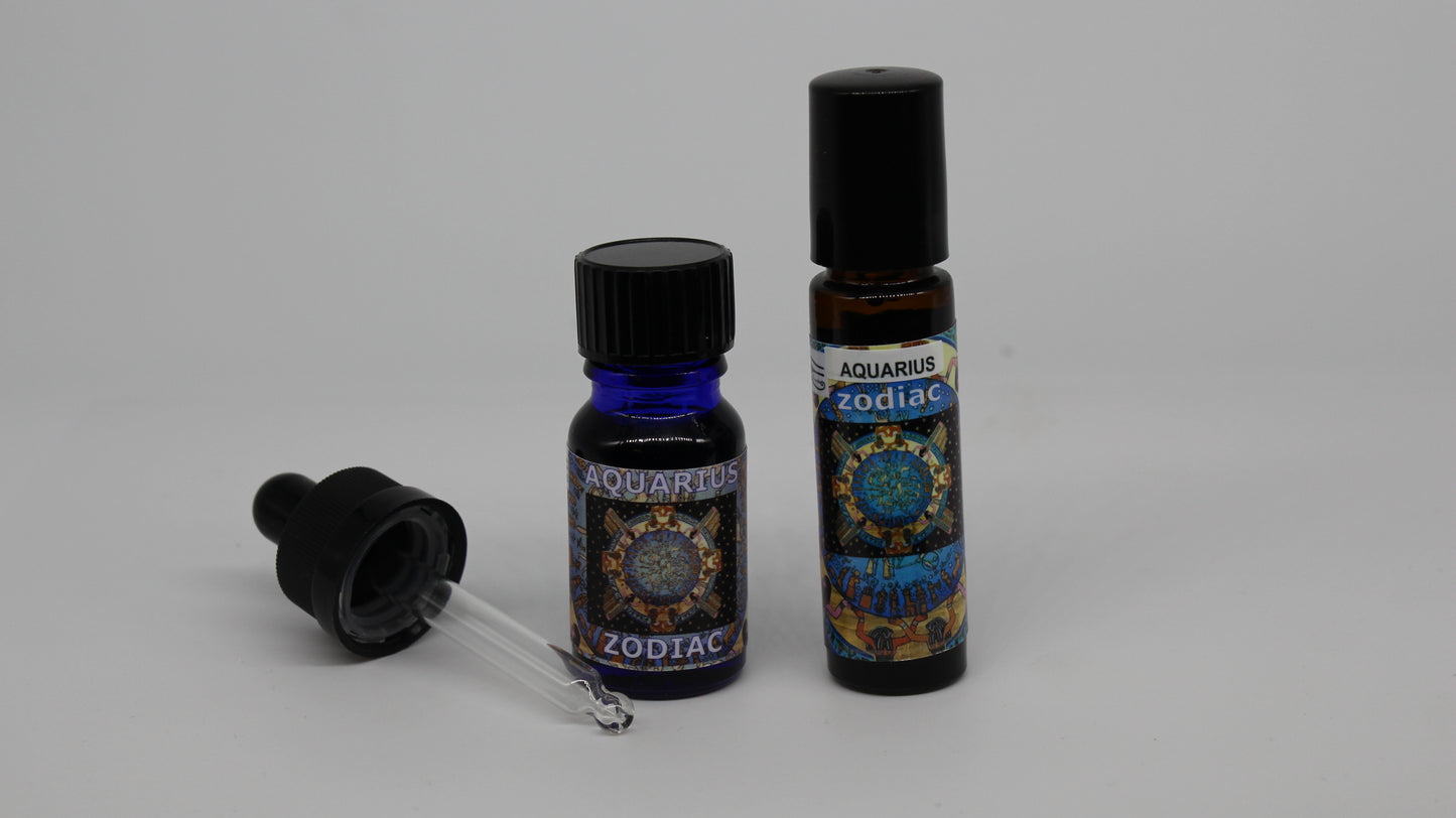 Shezmu zodiac collection Aquarius Egyptian Essences Oils 10ml dropper/9ml roller Imported from Egypt