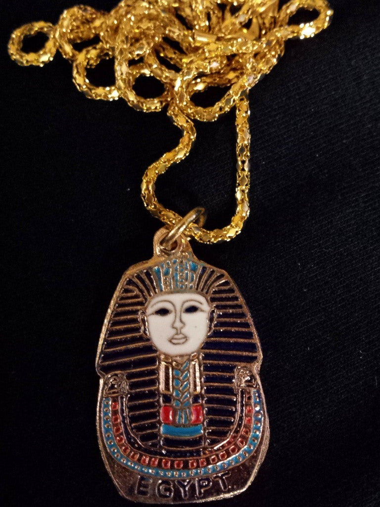 brass-and-enamel-necklace-king-tut-bust-with-chain-handmade-in-egypt
