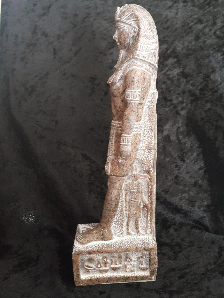 Aswan Granite Statue Ramesses ll Large.  Made in Egypt by Semed.