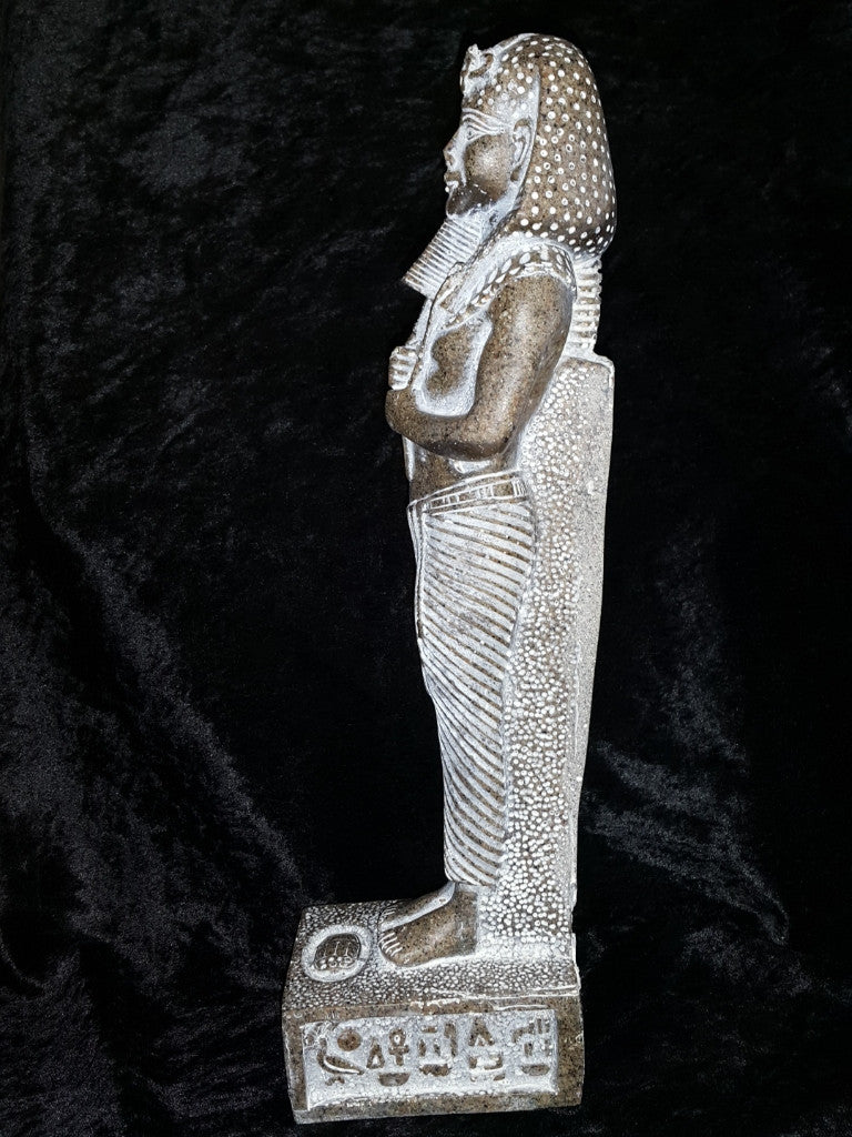 Aswan Granite Akhenaten Statue Large.  Made in Egypt by Semed.