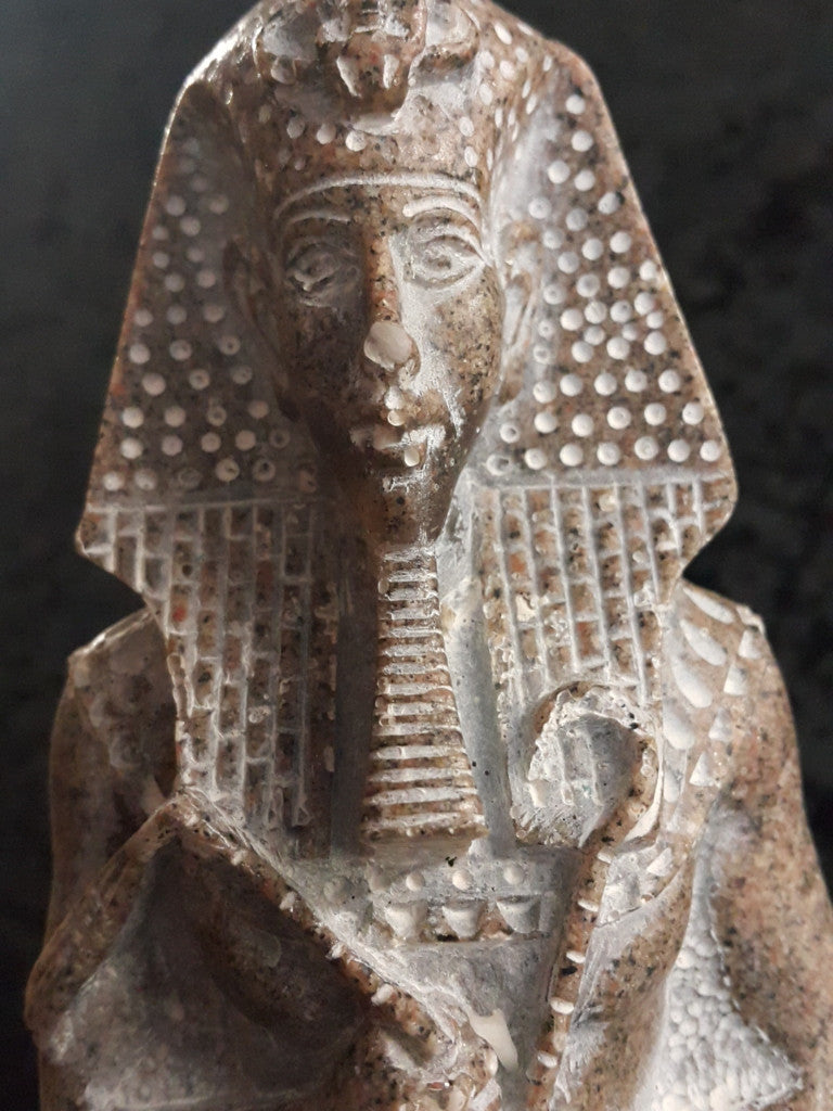 Aswan Granite Akhenaten Statue Large.  Made in Egypt by Semed.