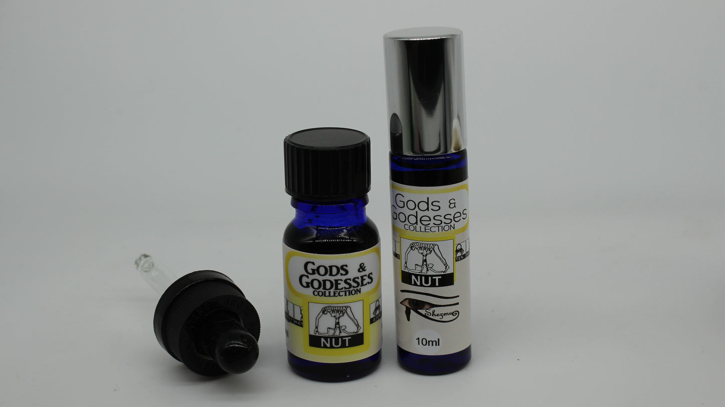 Shezmu Nut Egyptian Essences Oils 10ml dropper, 9ml roller. Imported from Egypt