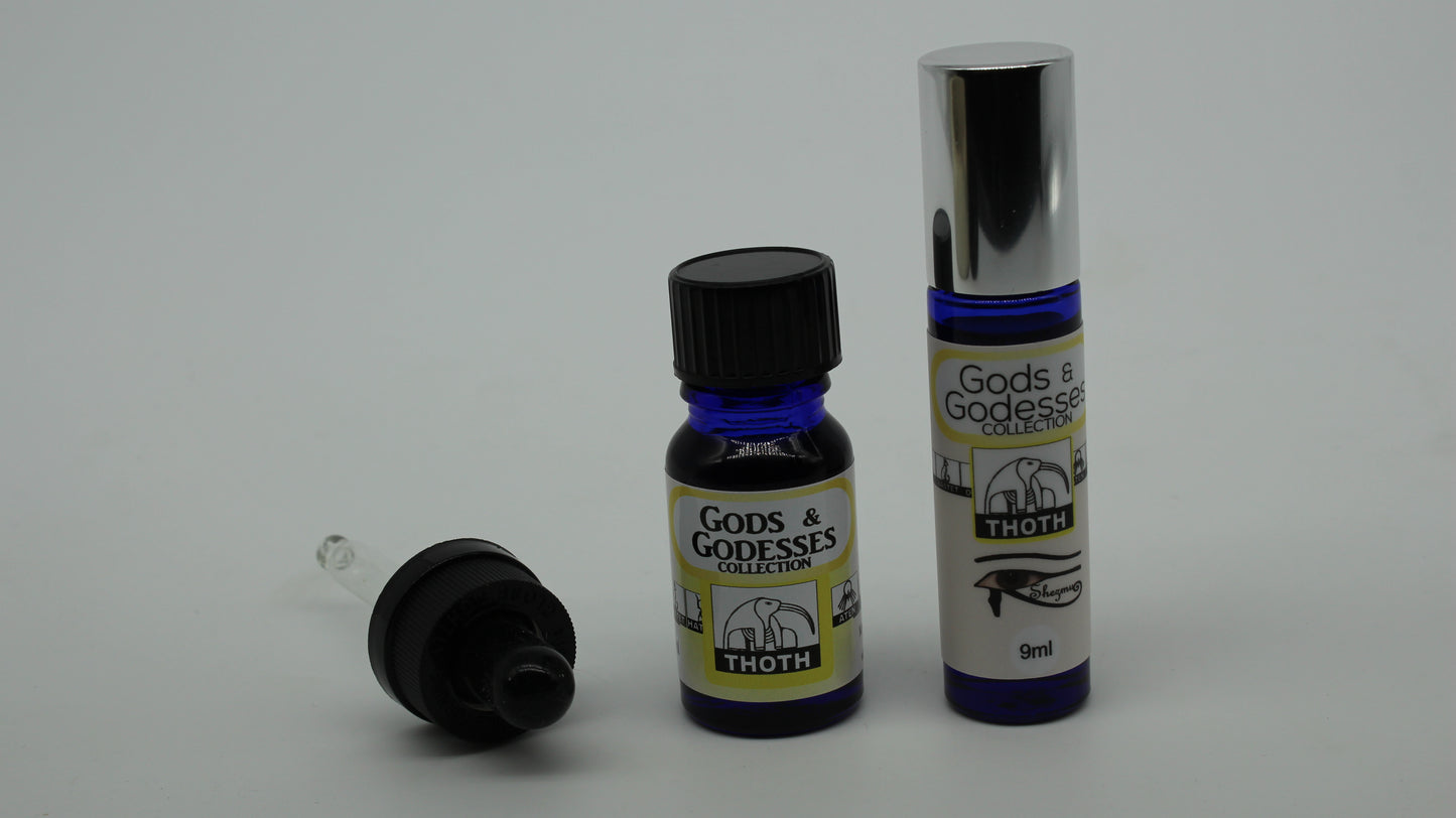 Shezmu Egyptian Gods and Goddess THOTH Pure Essences Oils 10ml Roll-on. Imported from Egypt
