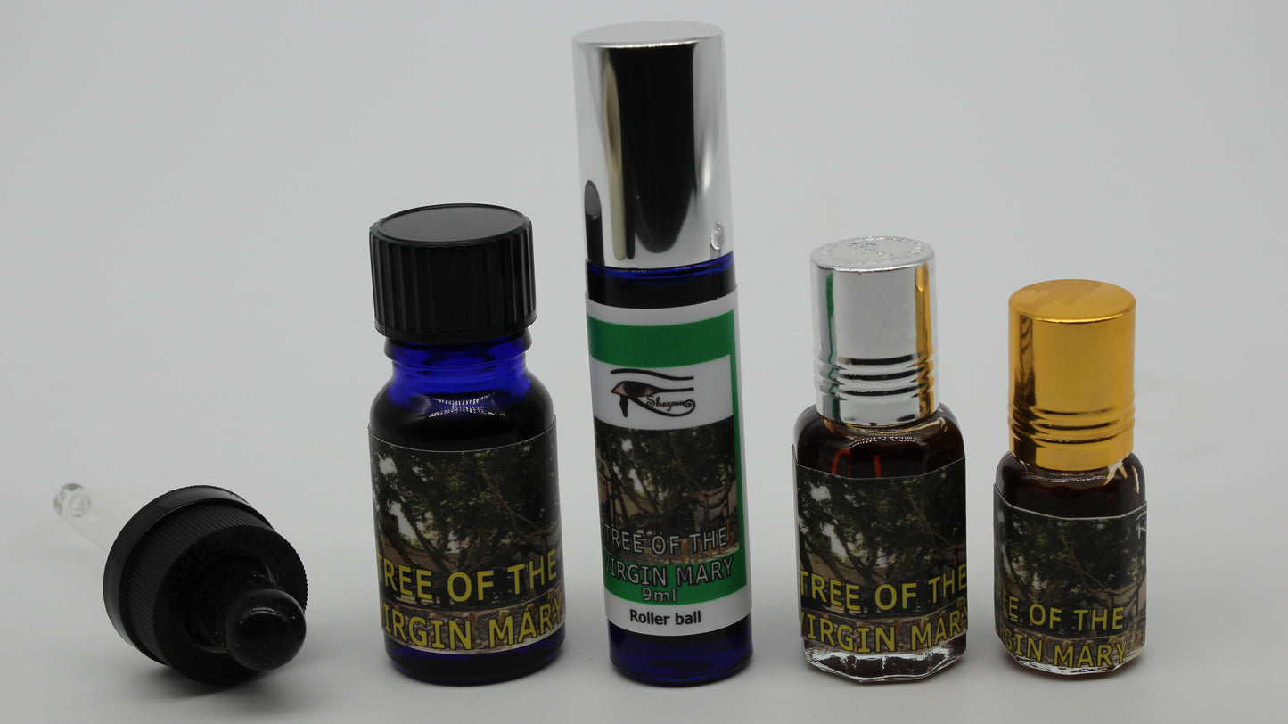 Shezmu PURE Tree of the Virgin Mary Egyptian Essences Oils 10ml Dropper,9ml,5ml,2ml roller Imported from Egypt