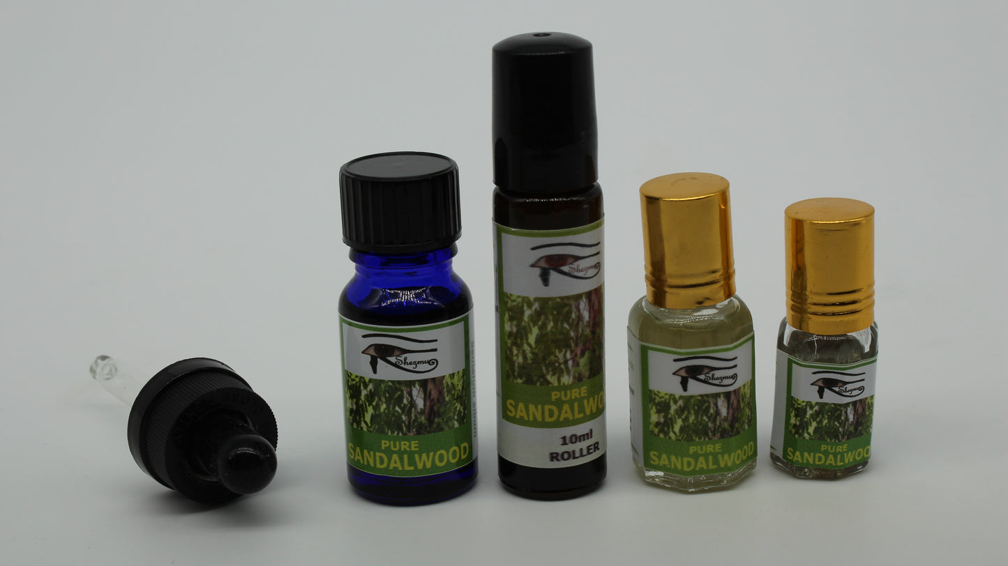 SANDALWOOD, Egyptian Essences Oils 10ml Dropper/9,5,2ml Roller Imported from Egypt
