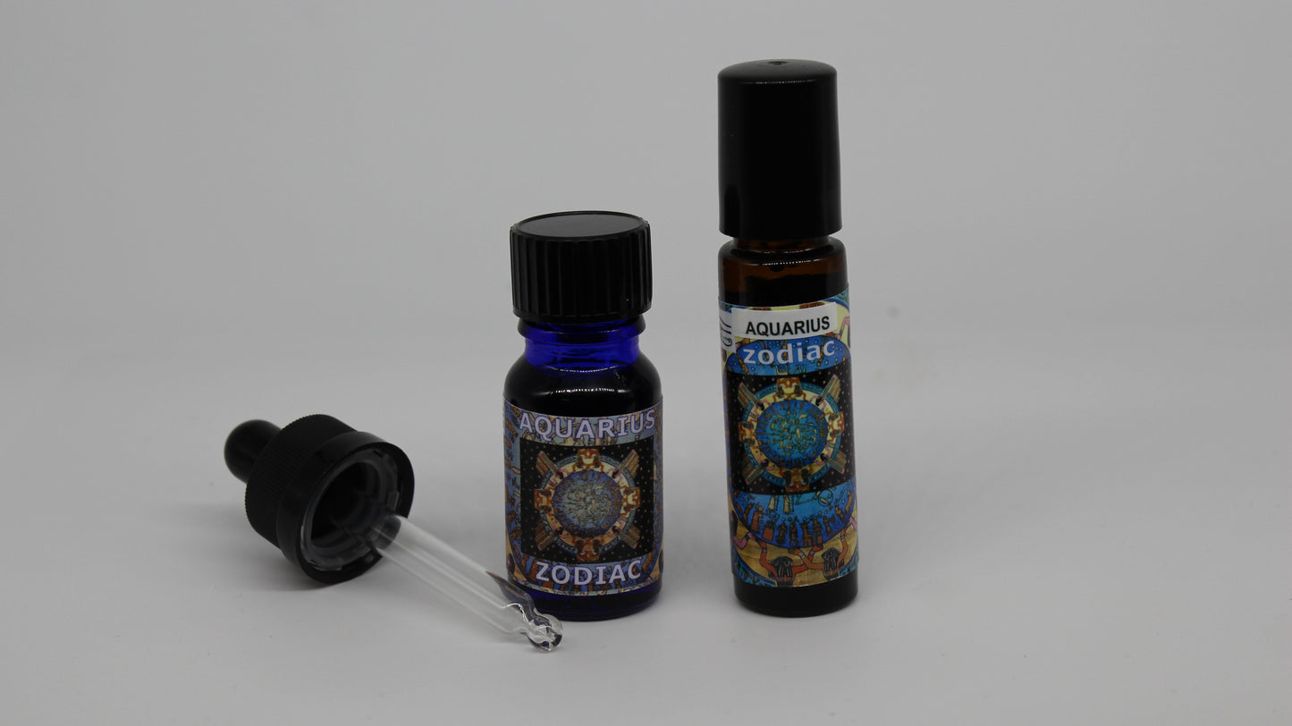 Shezmu  zodiac collection Aquarius  Egyptian Essences Oils 10ml dropper/9ml roller Imported from Egypt