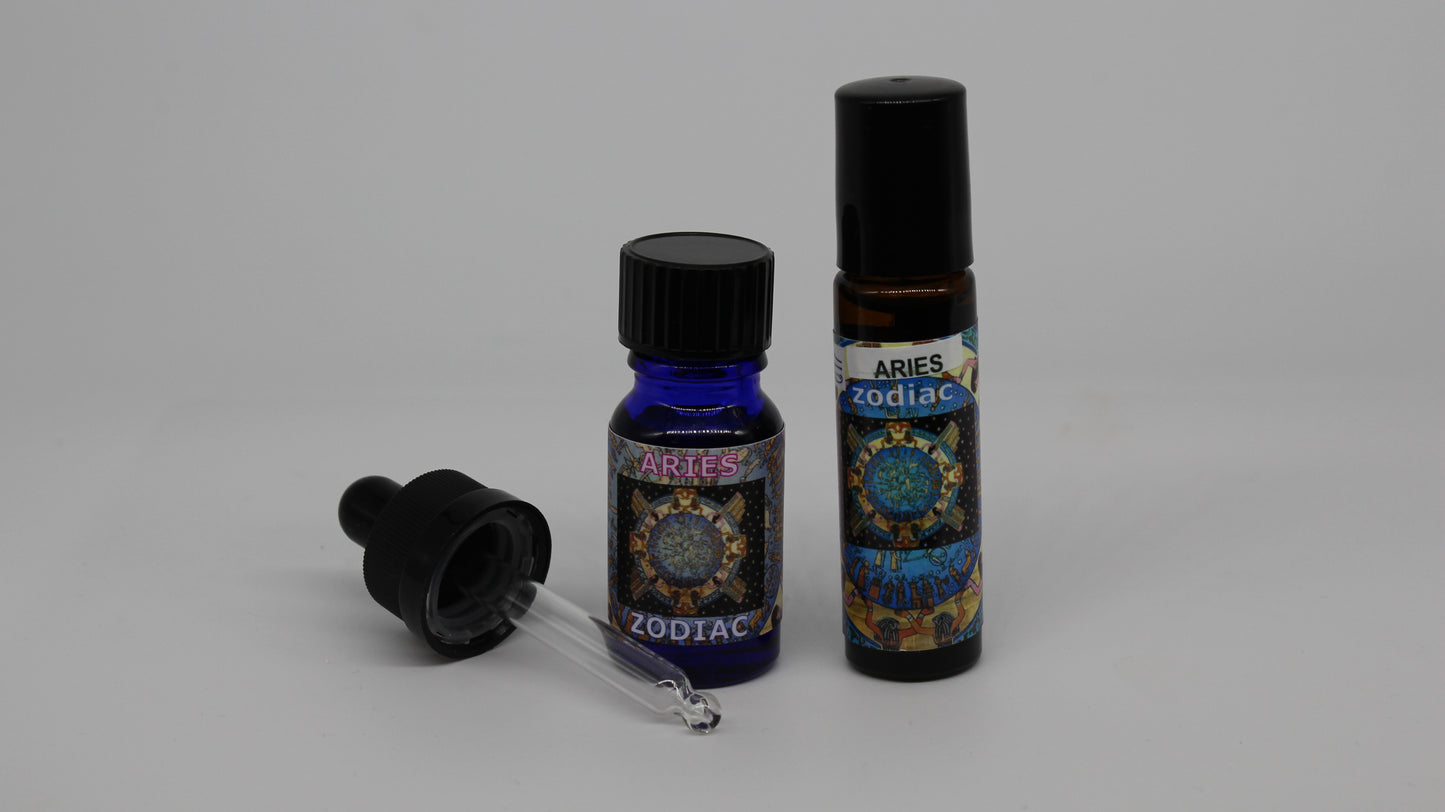 Shezmu  Zodiac Collection Aries  Egyptian Essences Oils 10ml dropper/9ml roller Imported from Egypt