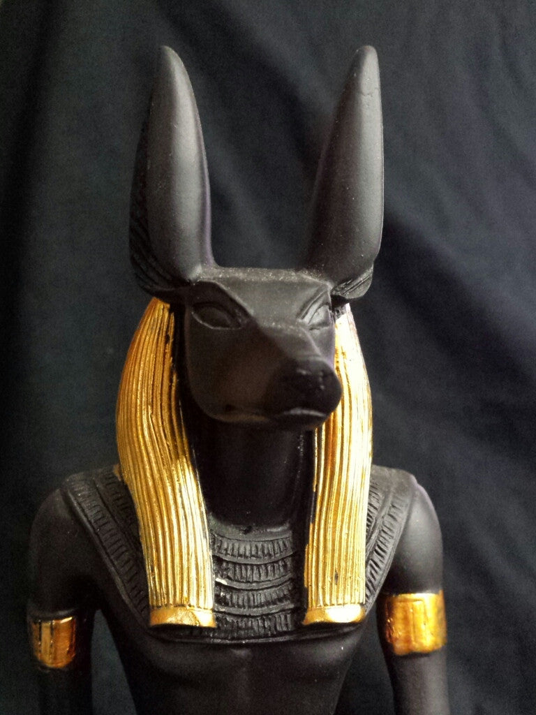 anubis-statue-black-gold-with-staff-28.5-cm-tall-hand-made-in-egypt