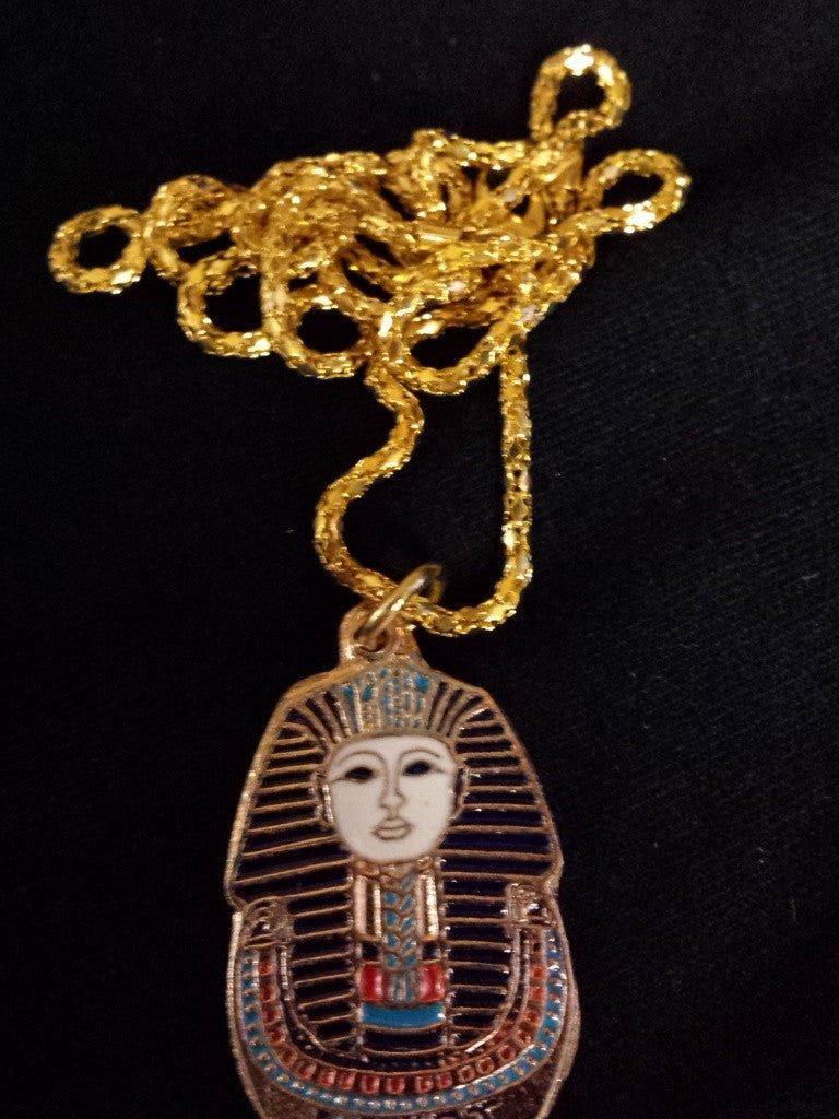 brass-and-enamel-necklace-king-tut-bust-with-chain-handmade-in-egypt