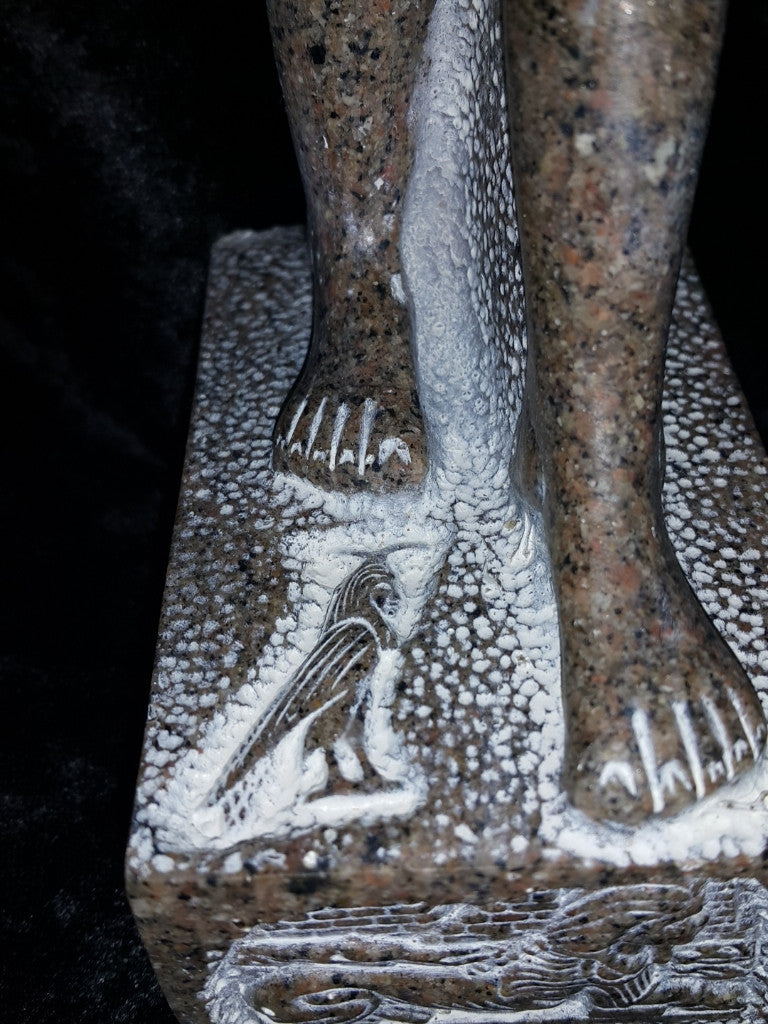 Aswan Granite Statue Ramesses ll Large.  Made in Egypt by Semed.