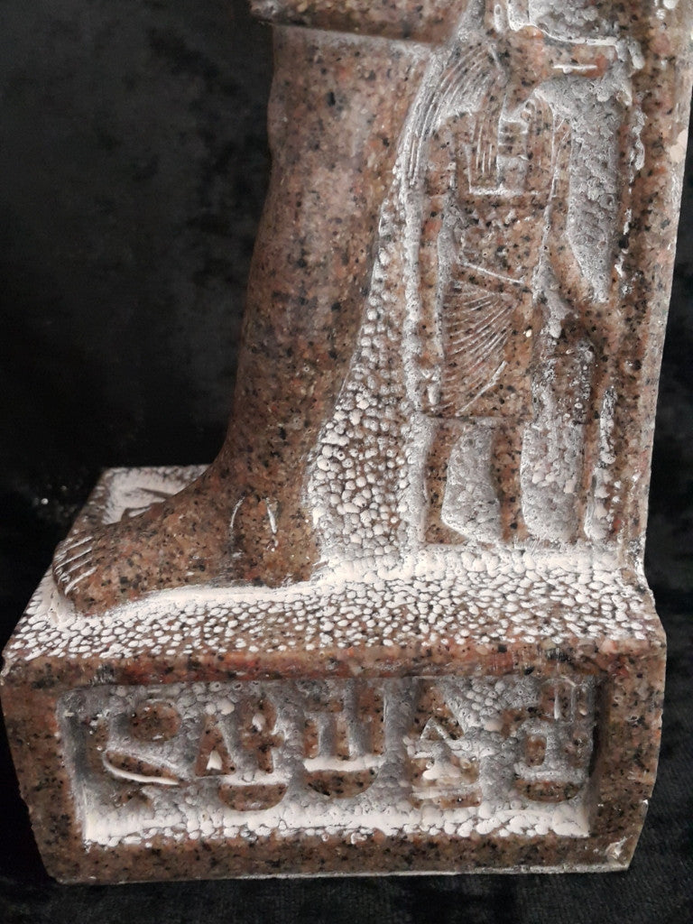 Aswan Granite Statue Ramesses ll Large.  Made in Egypt by Semed.