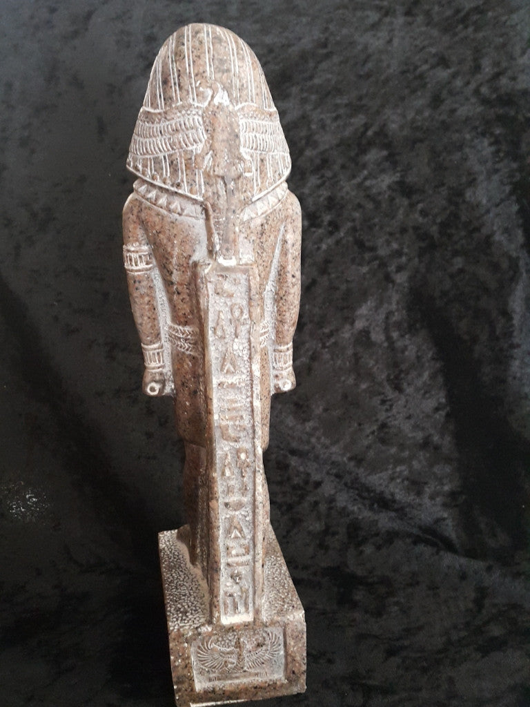 Aswan Granite Statue Ramesses ll Large.  Made in Egypt by Semed.