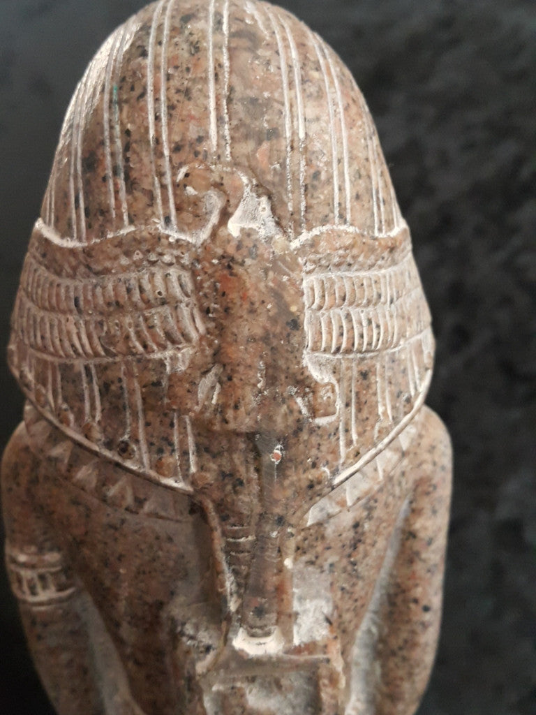 Aswan Granite Statue Ramesses ll Large.  Made in Egypt by Semed.
