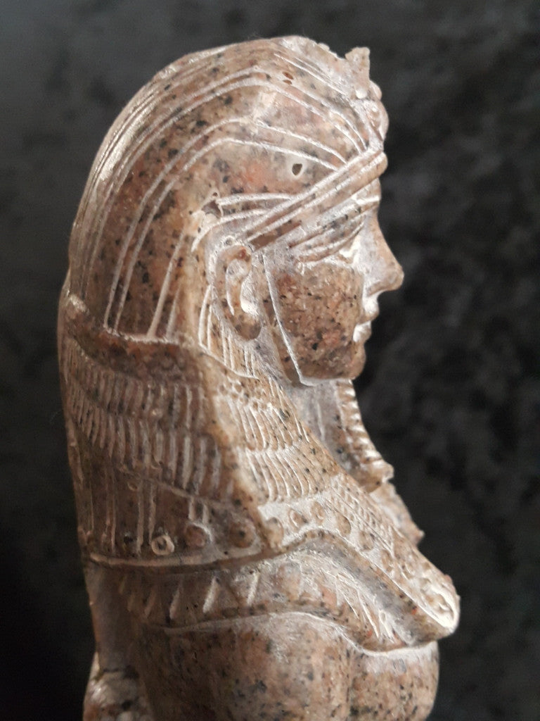 Aswan Granite Statue Ramesses ll Large.  Made in Egypt by Semed.