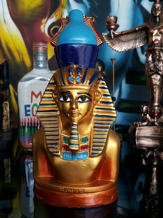 pharaoh-statue-bust-ramses-ll-20.5cm-tall-made-in-egypt-imported-into-australia