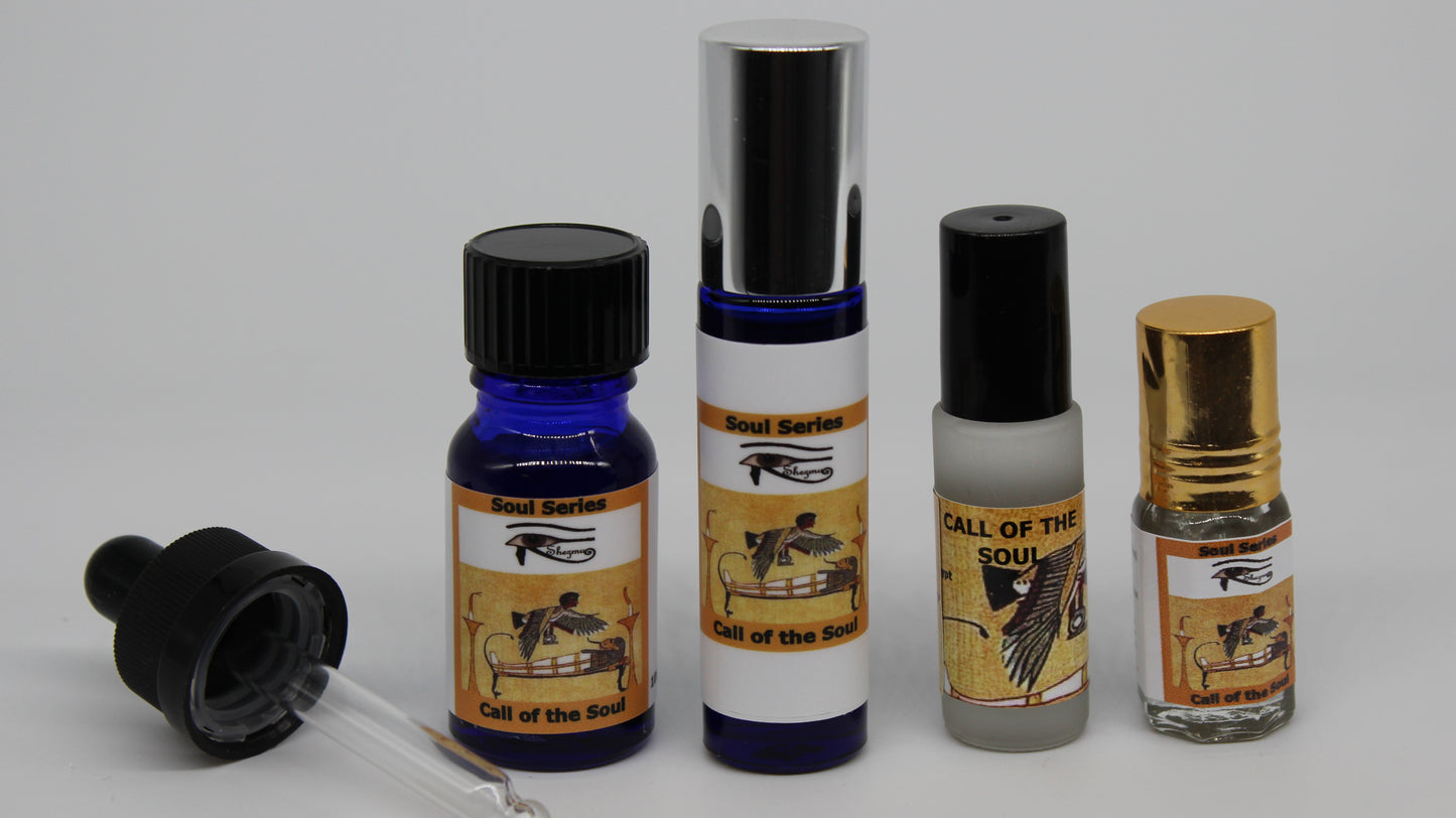 SOUL SERIES: Call of the Soul Egyptian Essences Oils 10ml Dropper/9,5,2mlRoller Imported from Egypt