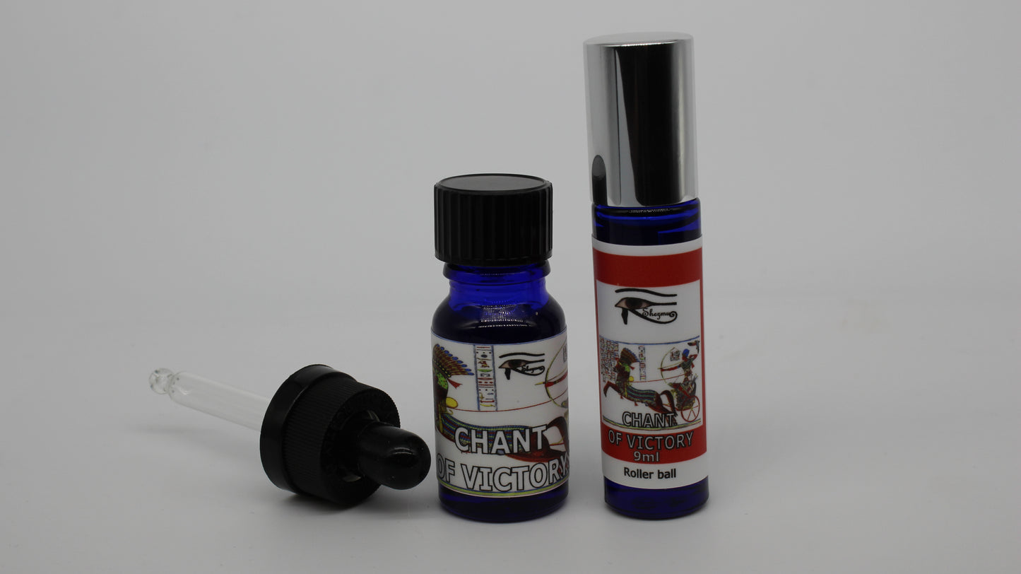 Chant of Victory Egyptian Essences Oils 10ml Dropper,9ml,5ml,2ml roller Imported from Egypt