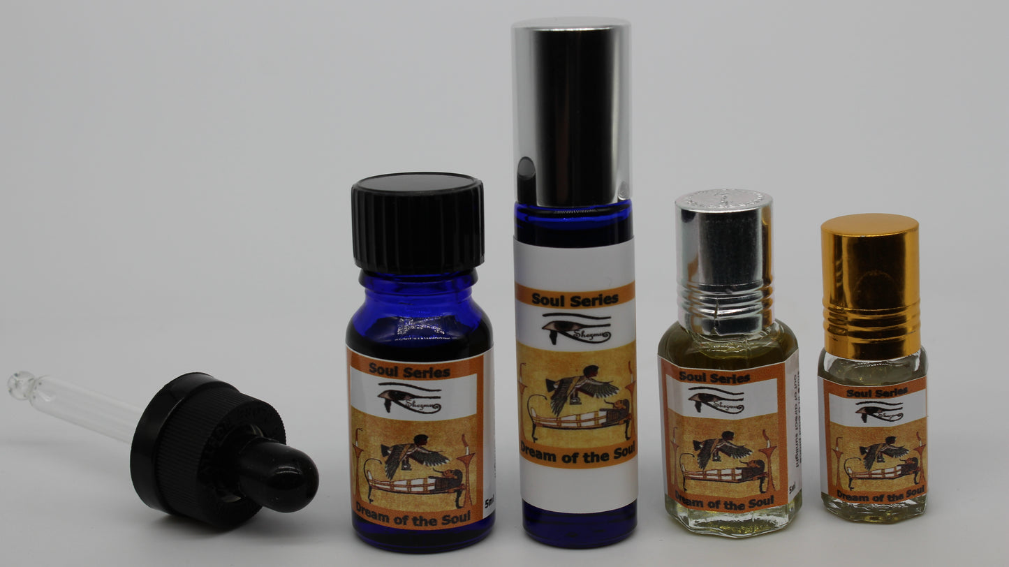 SOUL SERIES: Dream of the Soul, Egyptian Essences Oils 10ml Dropper/9,5,2mlRoller Imported from Egypt