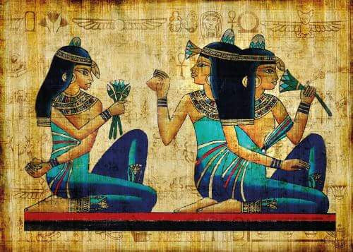 Ancient Egyptians using Blue Lotus