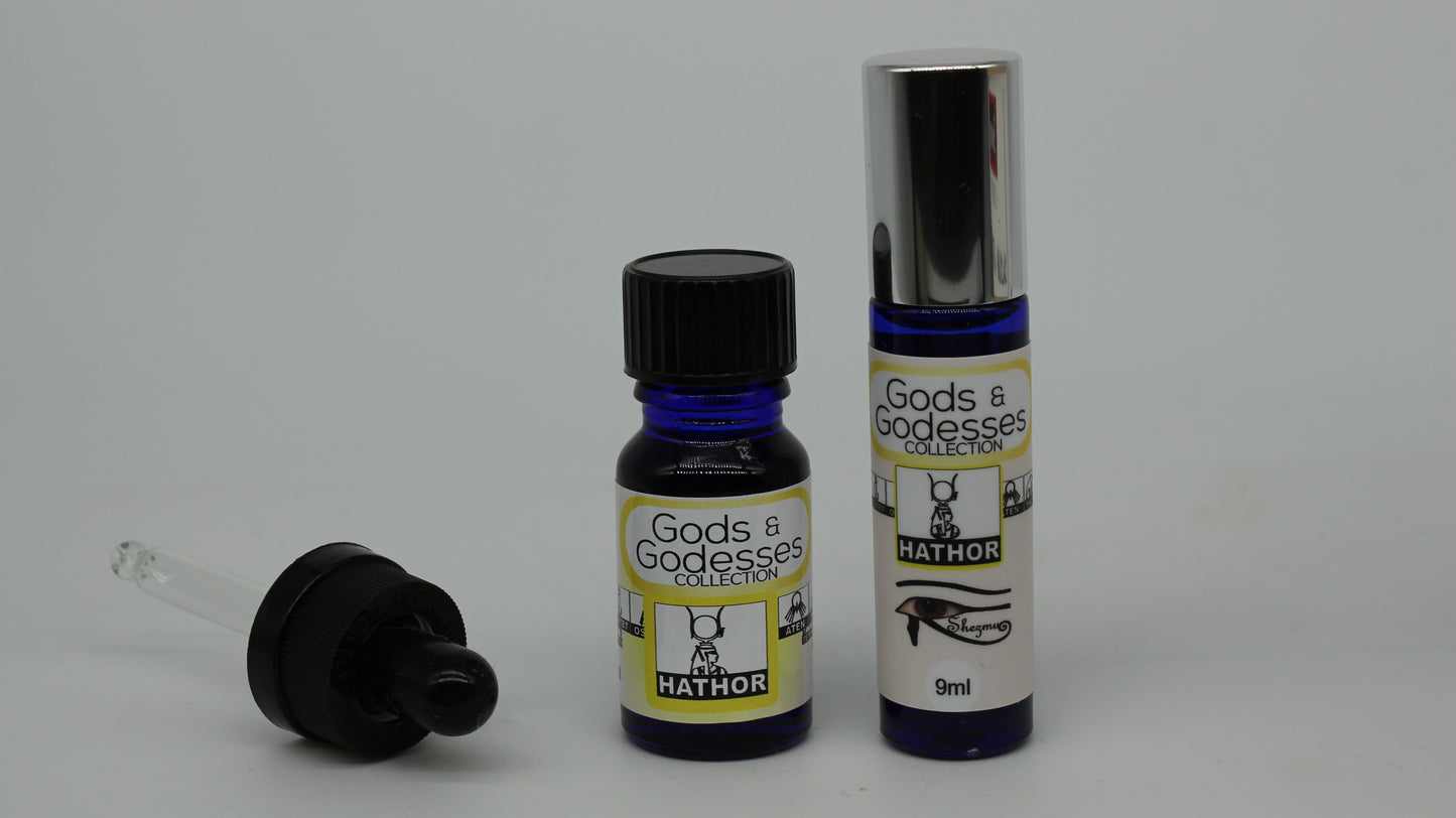 Shezmu Hathor Egyptian Essences Oils 10ml dropper, 9ml roller. Imported from Egypt