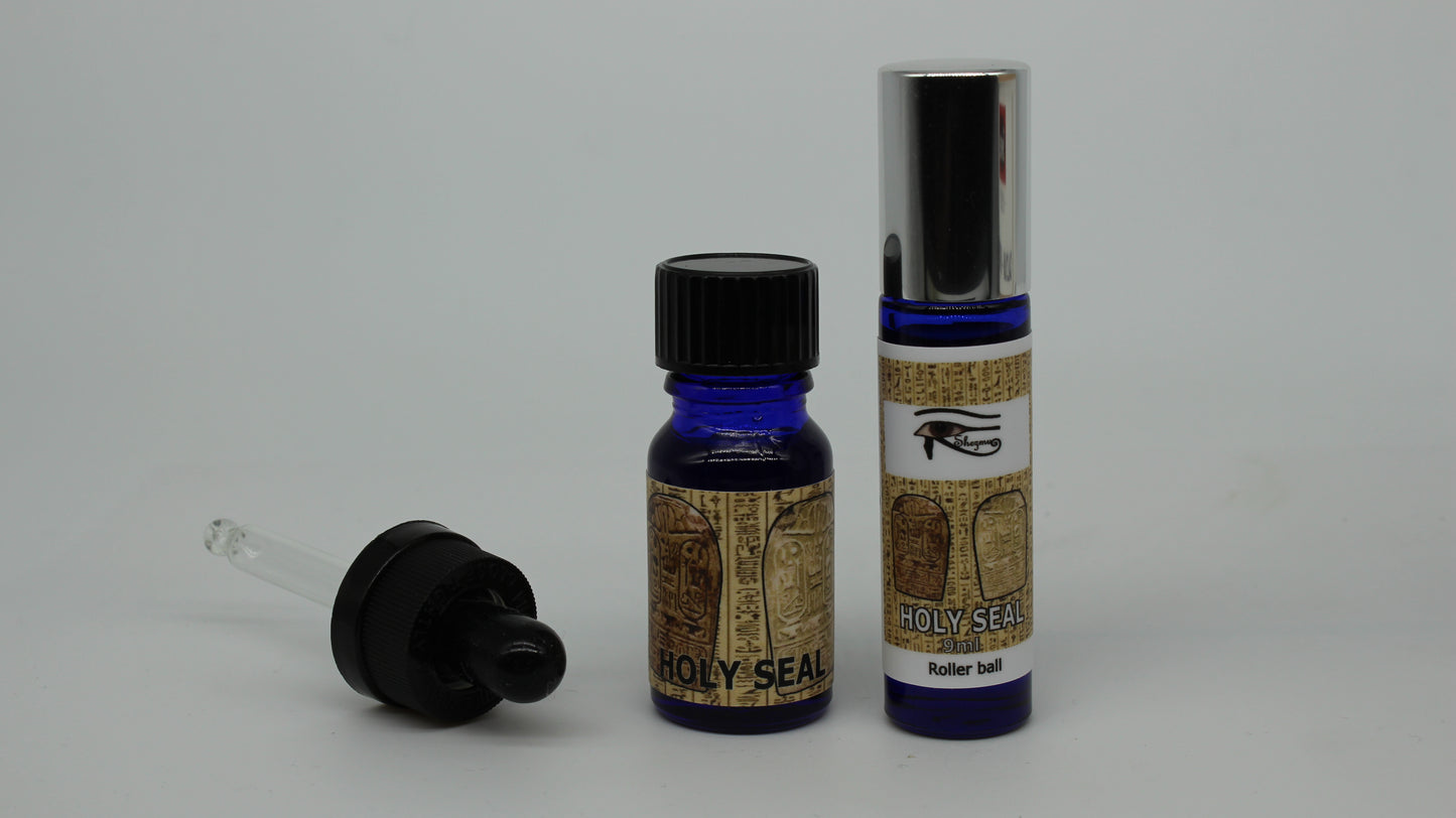 Shezmu PURE Holy Seal Egyptian Essences Oils 10ml Dropper,9ml,5ml,2ml roller Imported from Egypt