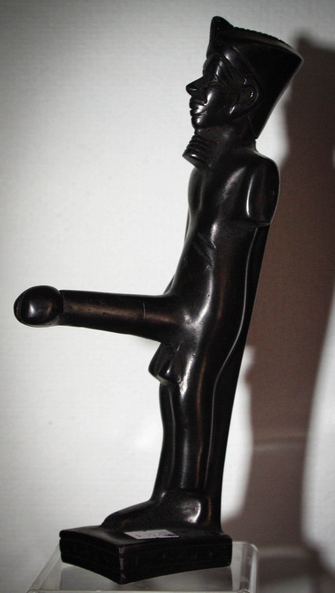 min-god-of-fertility-10-cm-tall-black or beige -hand-made-in-egypt-medium