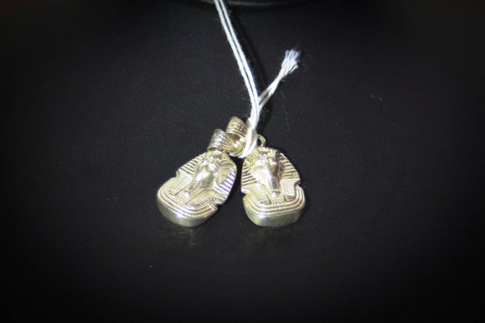 small-king Tut-bust-pendant-egyptian-silver-and-enamel-handmade-in-egypt  one only