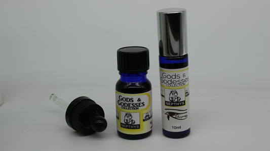 Shezmu Nepthys Egyptian Essences Oils 10ml dropper, 9ml roller. Imported from Egypt