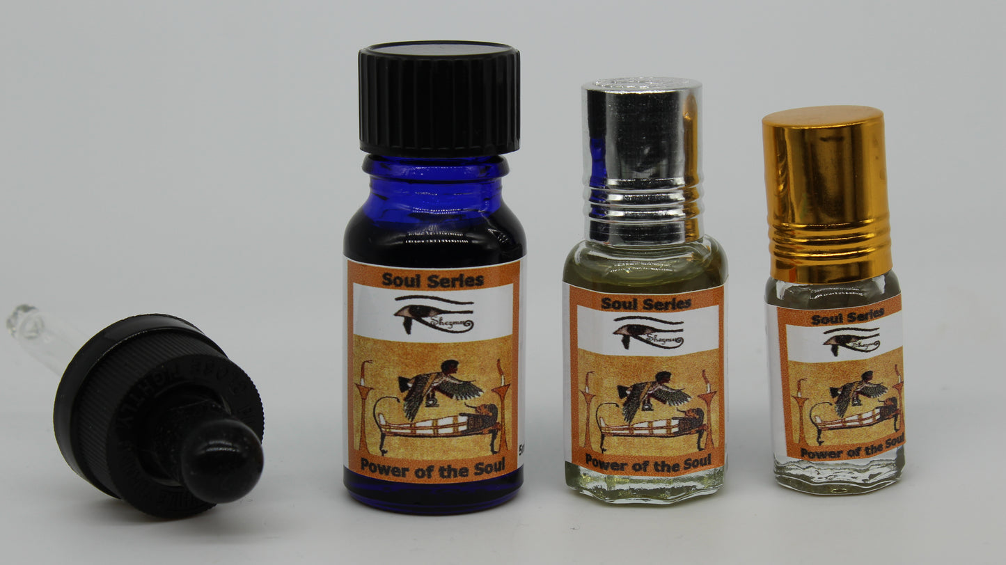 SOUL SERIES: Power of the Soul Egyptian Essences Oils 10ml Dropper/9,5,2mlRoller Imported from Egypt