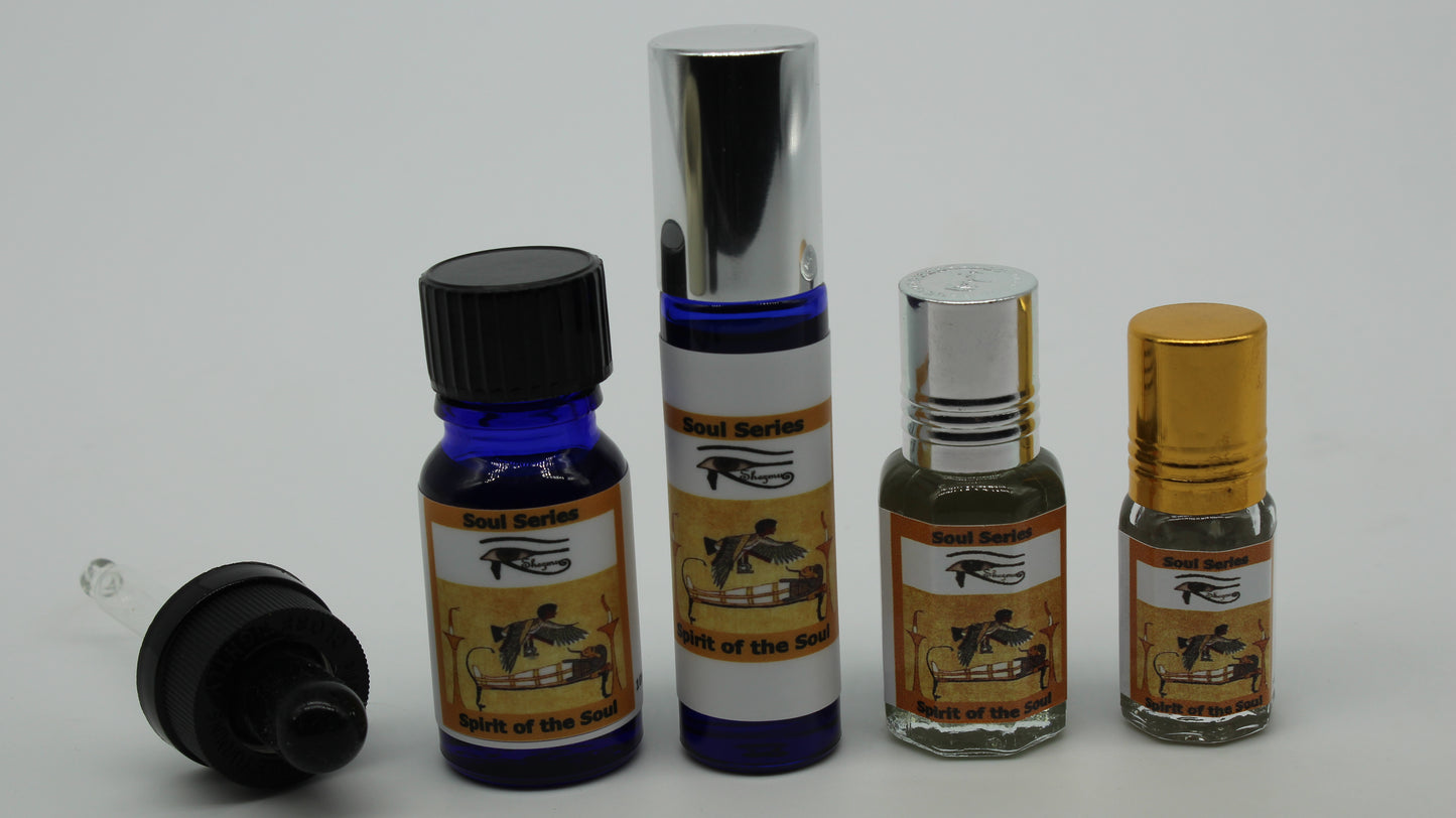 SOUL SERIES: Spirit of the Soul, Egyptian Essences Oils 10ml Dropper/9,5,2mlRoller Imported from Egypt