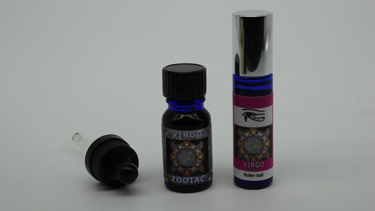 Shezmu  Zodiac Collection VIRGO  Egyptian Essences Oils 10ml dropper/9ml roller Imported from Egypt